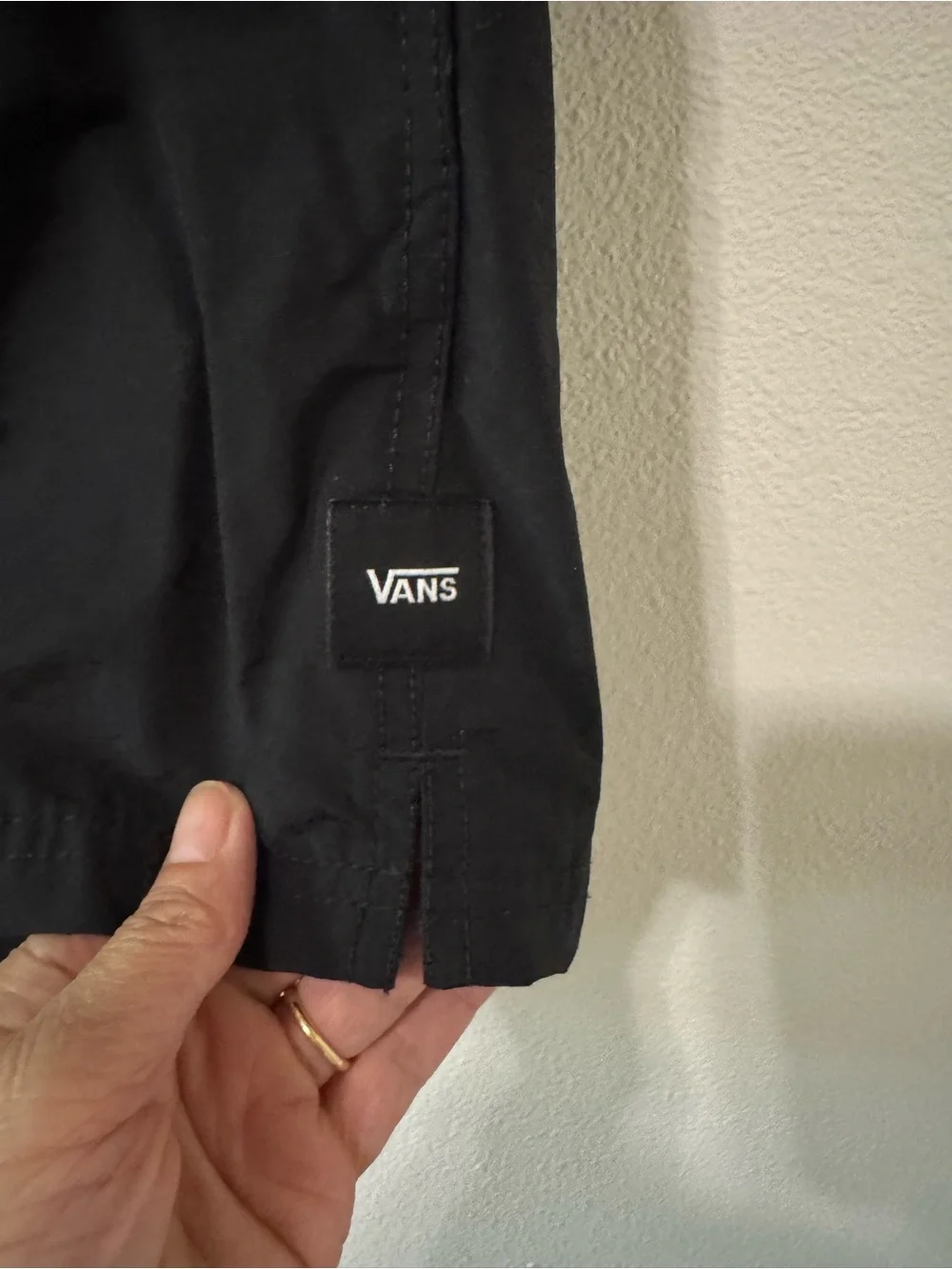 Vans Relaxed Fit Elastic Board Shorts Black Beach Resort Wear Vacation-S